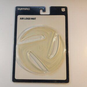 Burton Snowboard Air Logo Mat Stomp Pad Clear Self Adhesive New Original Wrap